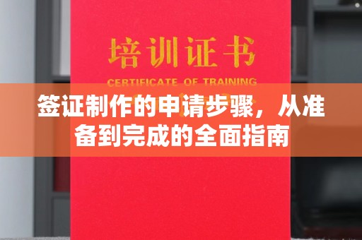 益阳签证制作的申请步骤，从准备到完成的全面指南